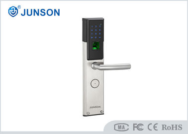 Le serrature di porta dell'impronta digitale di sicurezza domestica prendono le impronte digitali alla serratura del portone con la tastiera