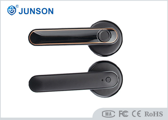 App curvo di Bluetooth Tuya di colore del nero della serratura di porta dell'impronta digitale della maniglia