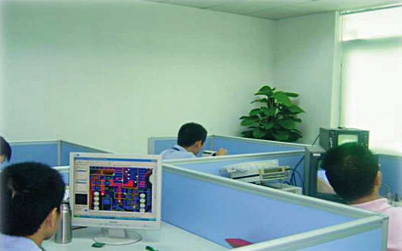 Shen Zhen Junson Security Technology Co. Ltd linea di produzione in fabbrica