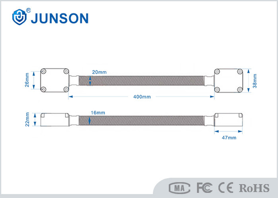 ABS Head 304 Stainless Steel Door Loop per il montaggio in superficie