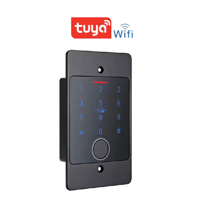 Cassa in metallo impermeabile per esterni Smart Tuya Wifi Autonomo Controllo di accesso a impronte digitali incorporato con tastiera
