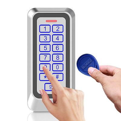 Controllo dell'accesso a tastiera RFID resistente all'acqua IP67, progettazione cassa in metallo, supporta fino a 1000 utenti