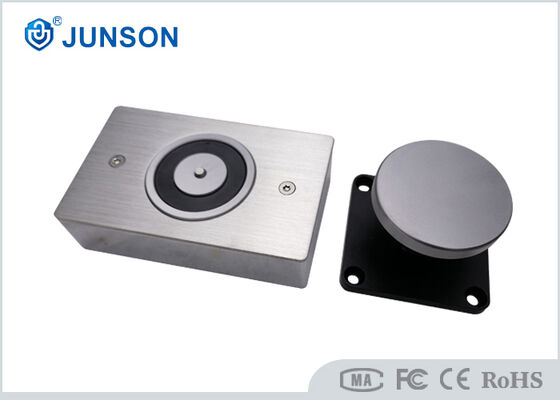 Blocco porta elettromagnetico in acciaio inossidabile 304 con pulsante di sblocco manuale per funzionamento a 12V/24V DC