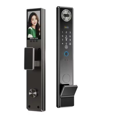 Smart Lock impermeabile Video in tempo reale Riconoscimento facciale 3D Blocco intelligente delle impronte digitali