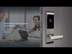 Serrature delle porte con chiave a scheda contactless da 200mA lasciate aperte con allarme