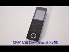 Controllo dell'accesso ad impronte digitali IP66 impermeabile TCP IP 12V RS485