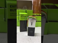 Mini pulsante di uscita senza contatto lega di zinco DC12V impermeabile IP68 con indicatore LED